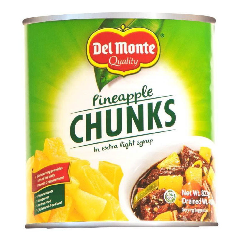 Del Monte Pineapple Chunks 2.5 822g