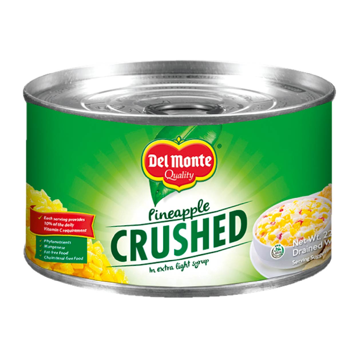 Del Monte Pineapple Crushed Flat 227g