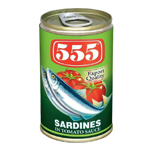 555 Sardines in Tomato Sauce Easy Open 155g