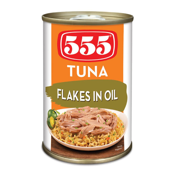 555 Tuna Flakes in Oil Easy Open Can 155g