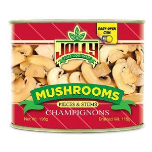 Jolly Mushrooms Pieces & Stems Easy Open Can 198g