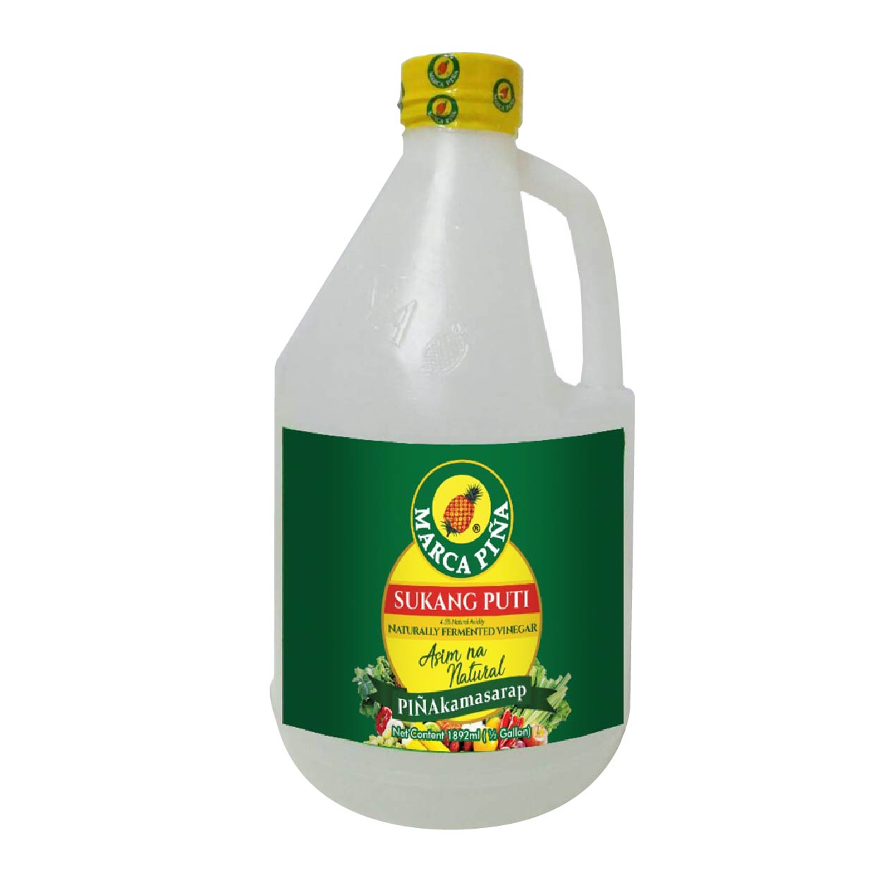 Marca Pina Sukang Puti Vinegar 1/2 Gallon