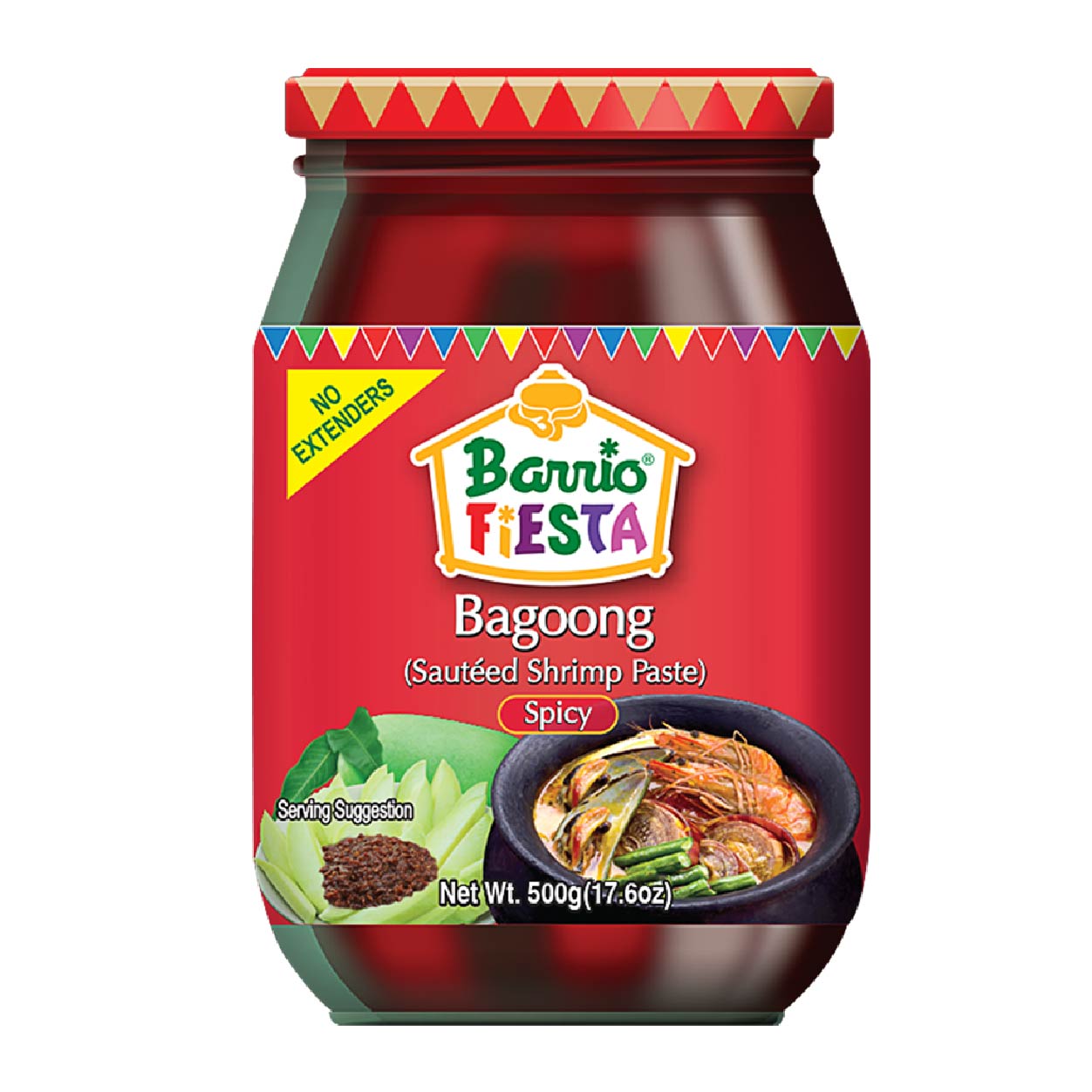 Barrio Fiesta Bagoong Sauteed Shrimp Paste Spicy 500g