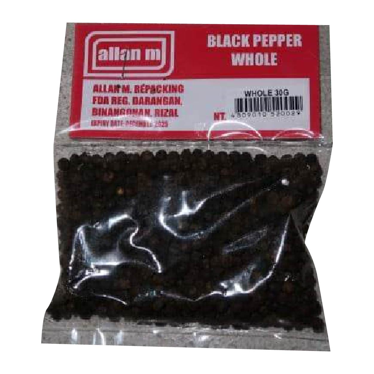 Allan M Black Pepper Whole 30g