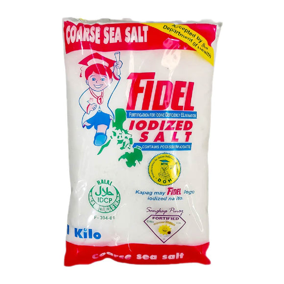 Fidel Iodized Salt Coarse 1kg