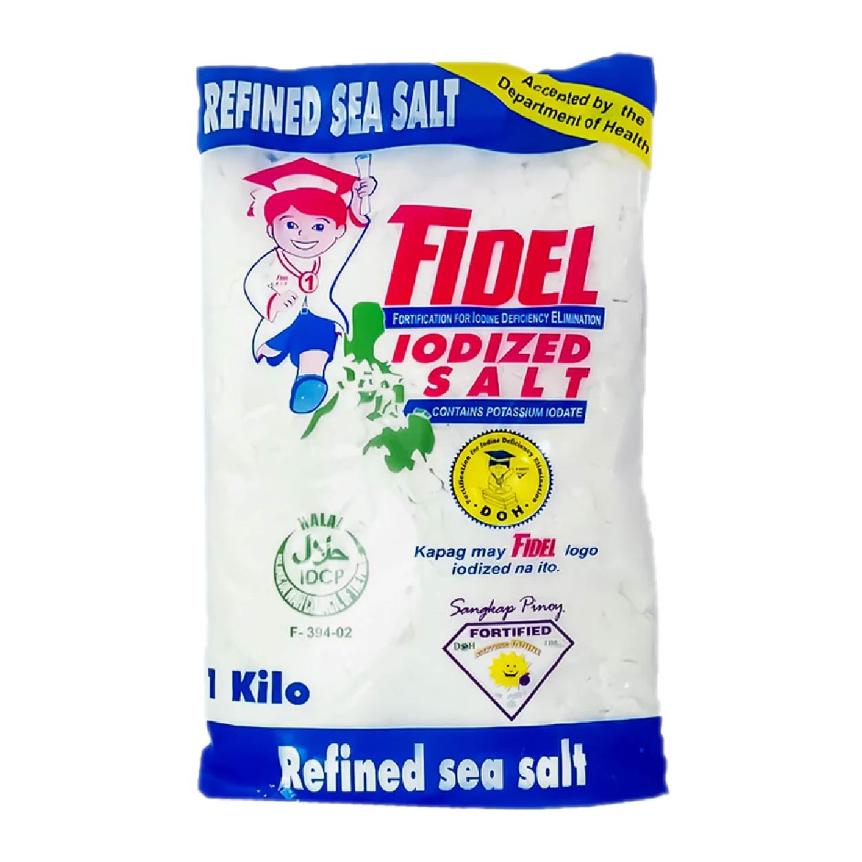 Fidel Iodized Salt Refined 1kg