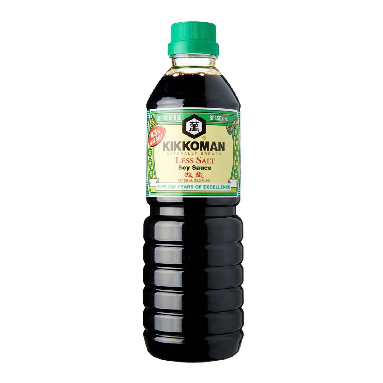 Kikkoman Less Salt Soy Sauce 600ml