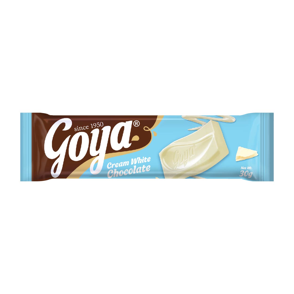 Goya Cream White Chocolate Bar 30g