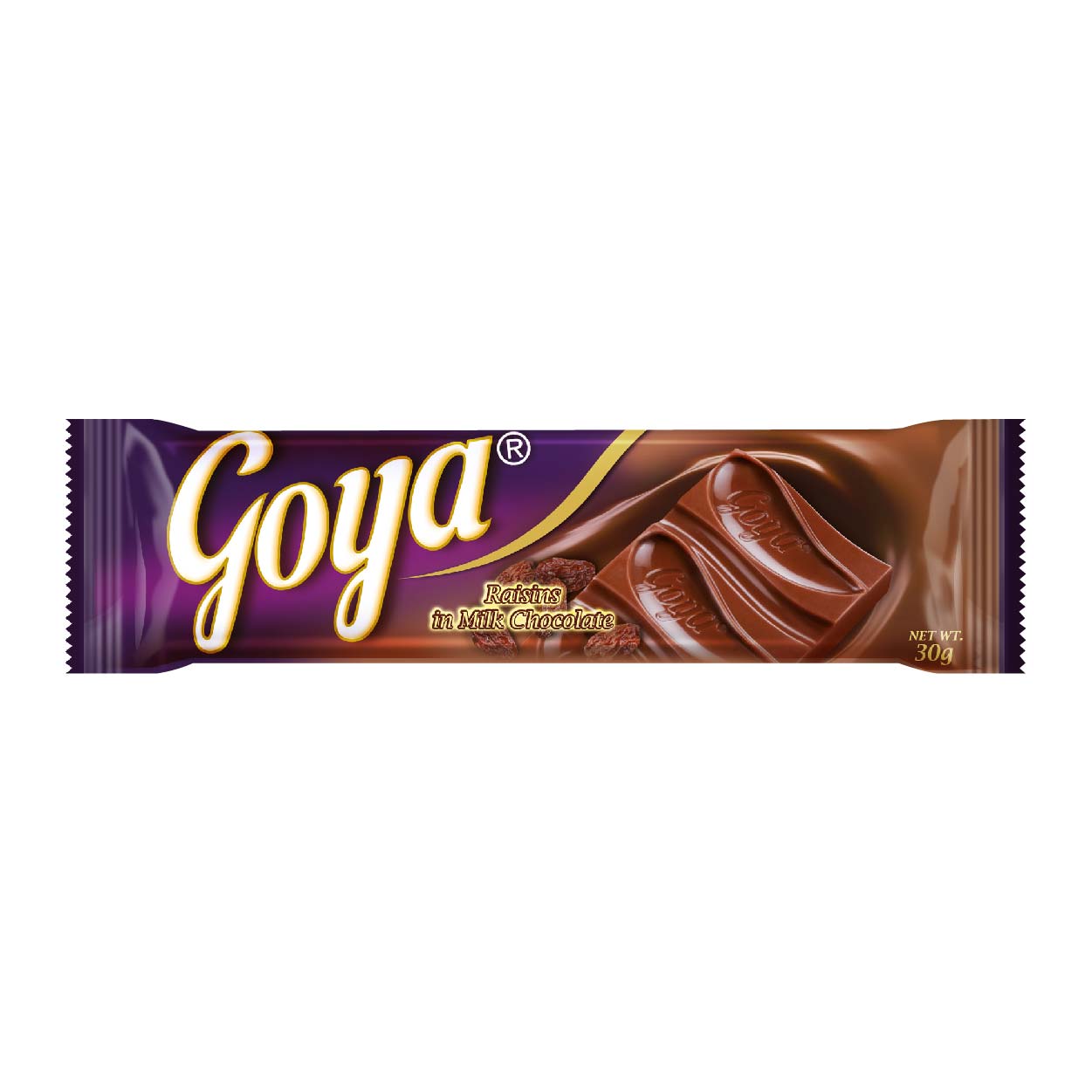 Goya Raisins Milk Chocolate Bar 30g