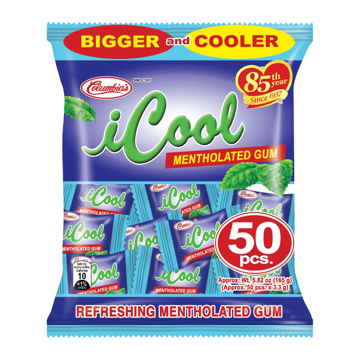 iCool Mentholated Gum 50s