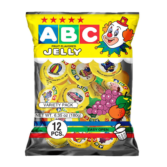 ABC Fruit Flavored Jelly Variety Pack 12s