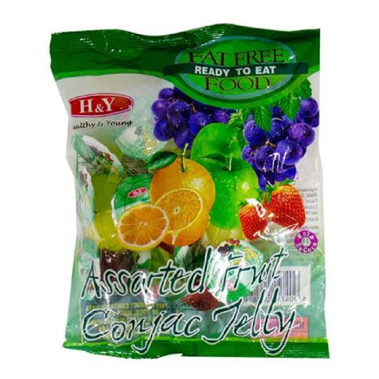 H&Y Assorted Fruit Conjac Jelly 300g