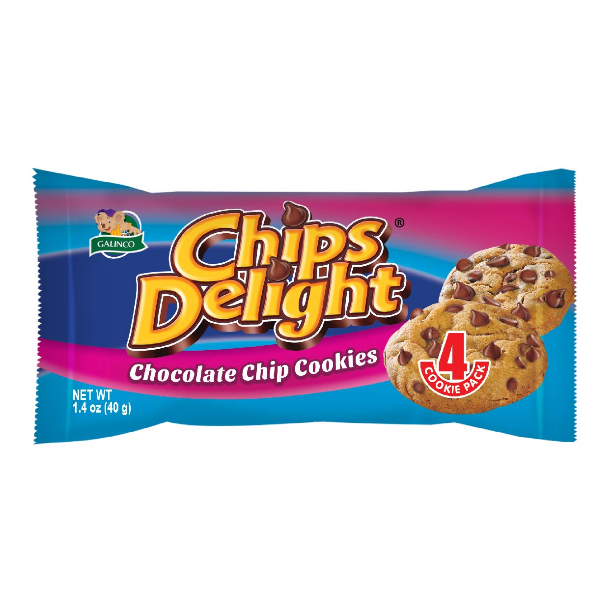 Chips Delight Regular Chocolate Chip Cookies 40g