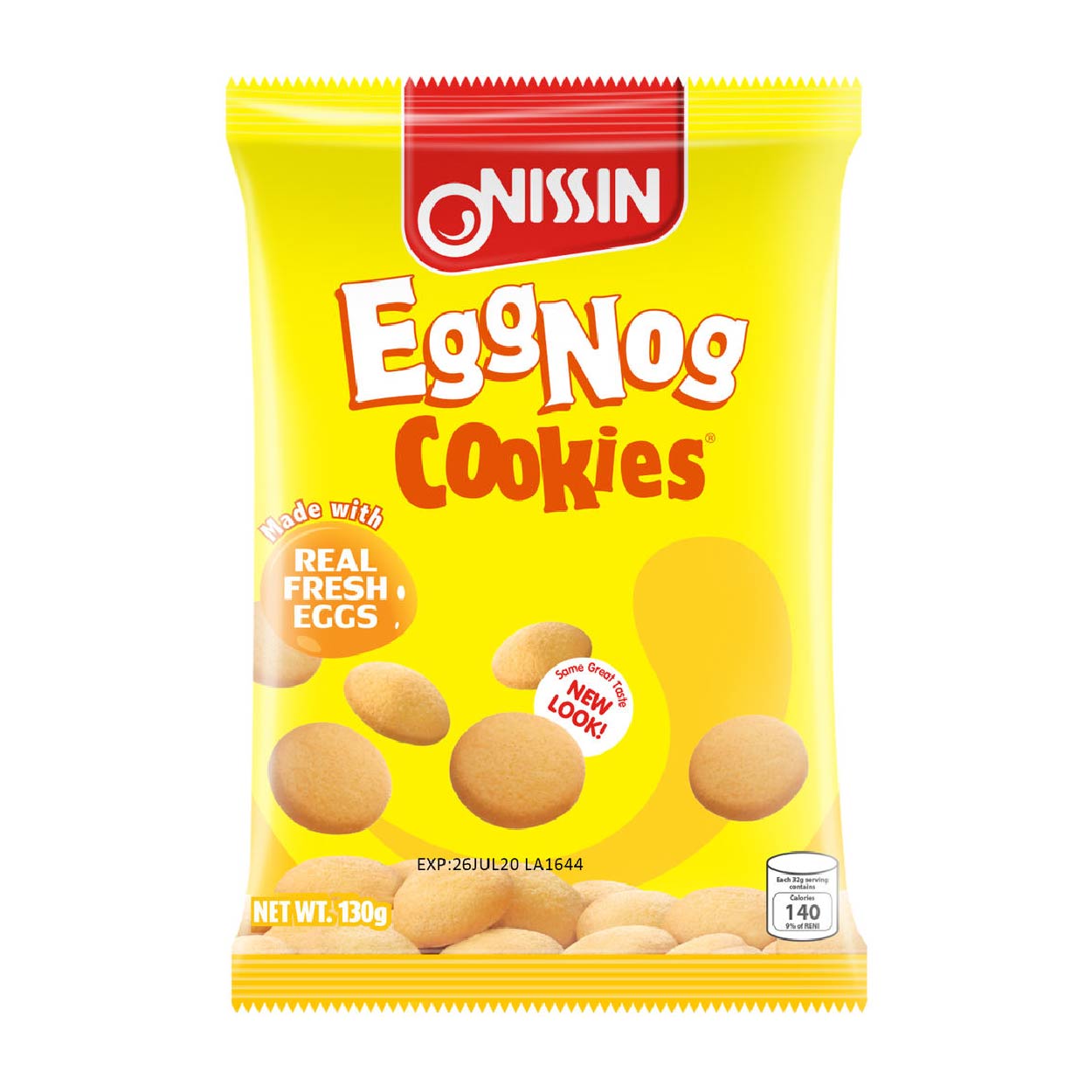 Nissin Eggnog Cookies 130g