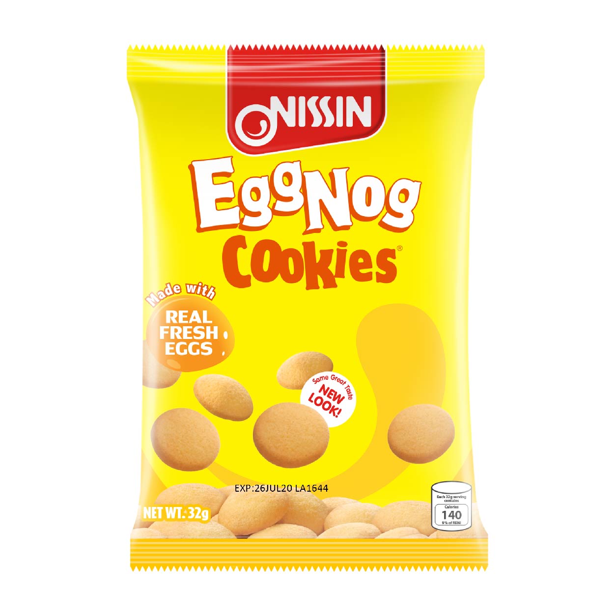 Nissin Eggnog Cookies 32g
