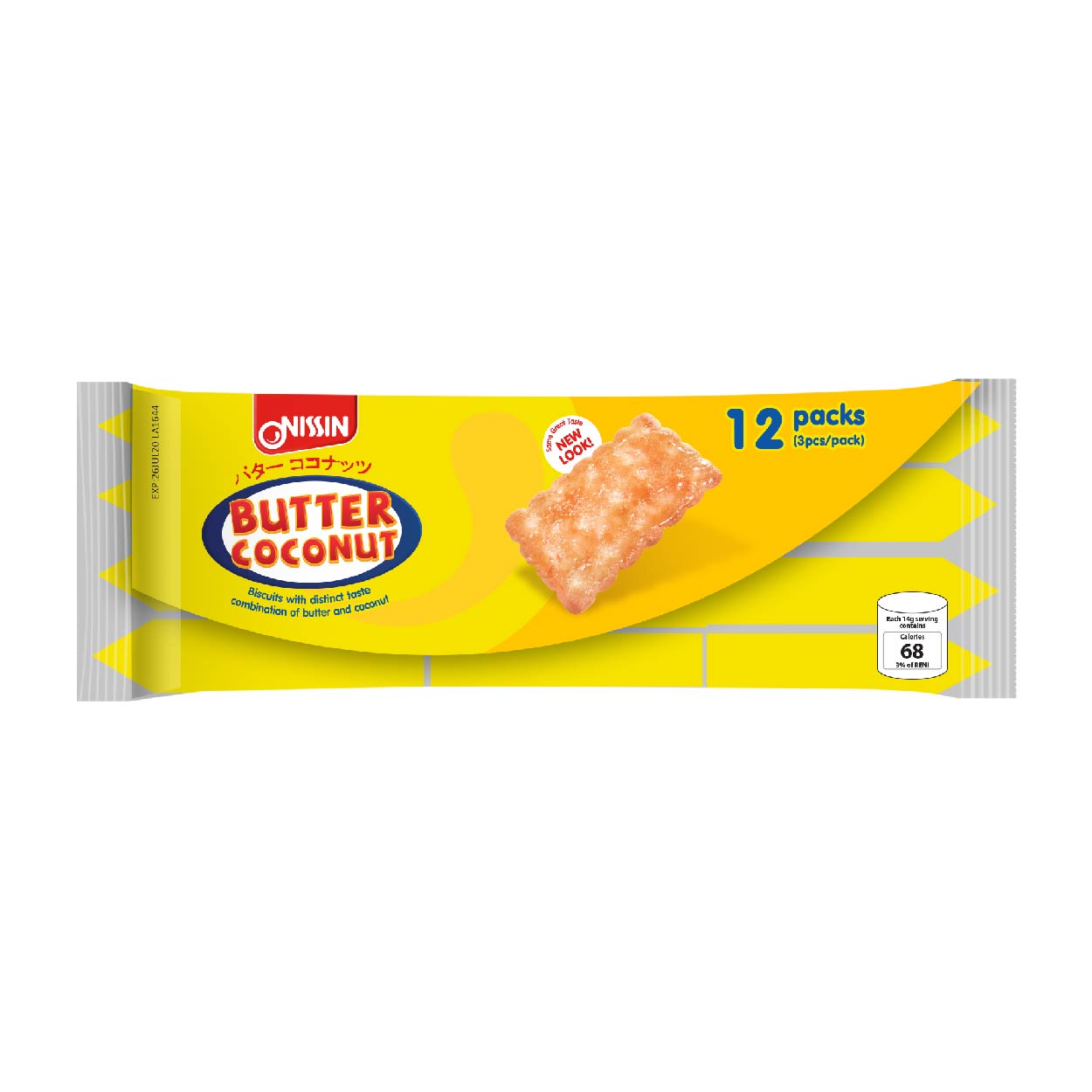 Nissin Butter Coconut Biscuits 12x14g
