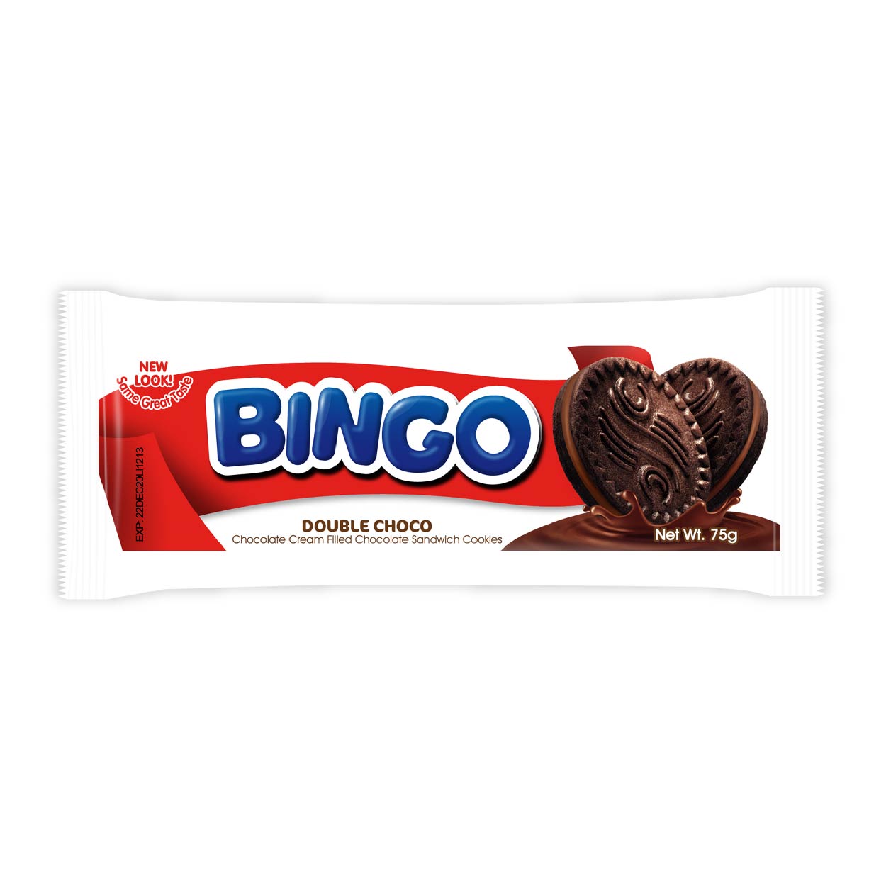 Bingo Double Choco Cookie Sandwich 75g