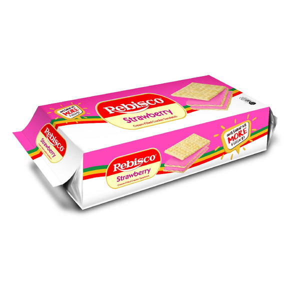 Rebisco Strawberry Cracker Sandwich 10s