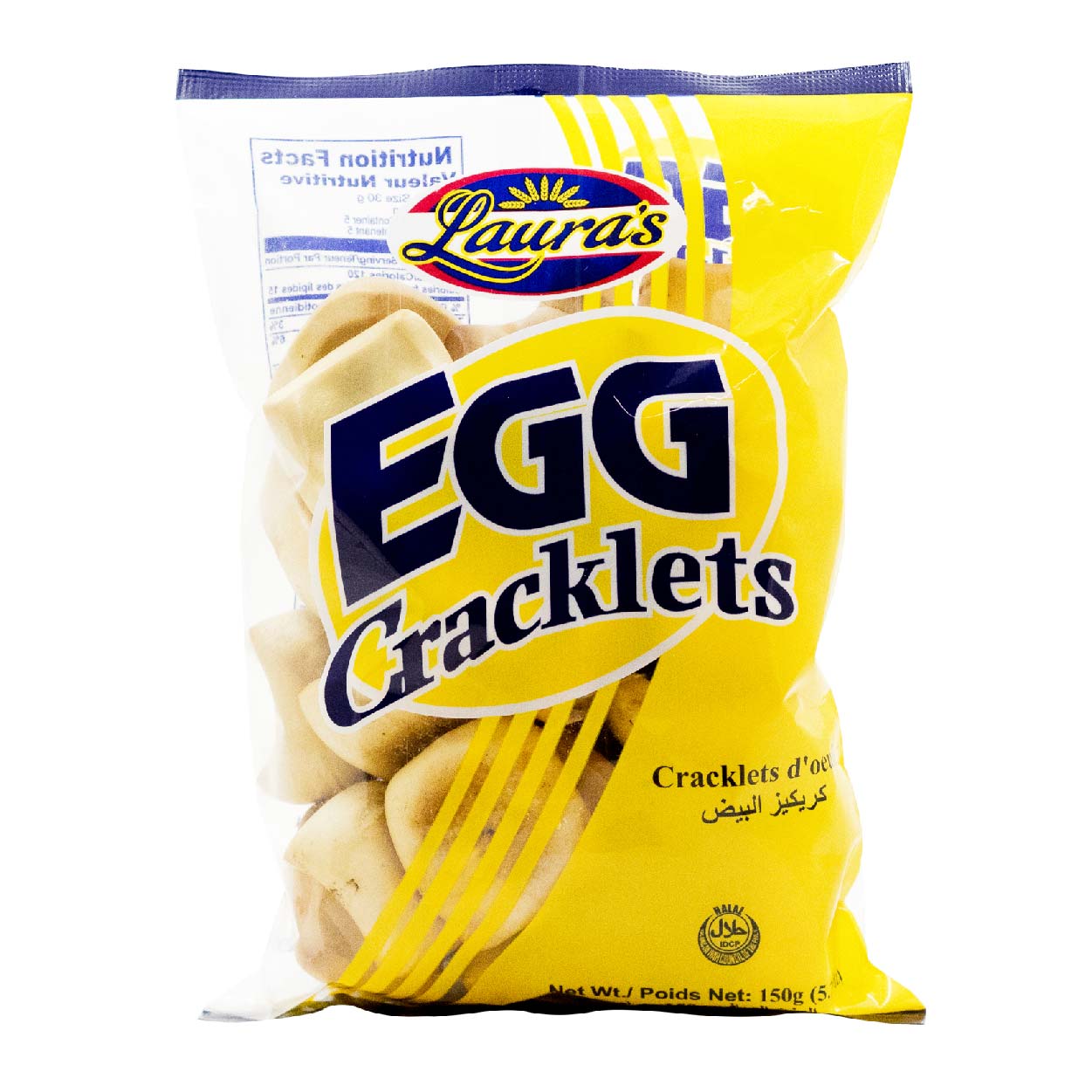 Laura's Egg Cracklet Crackers 150g