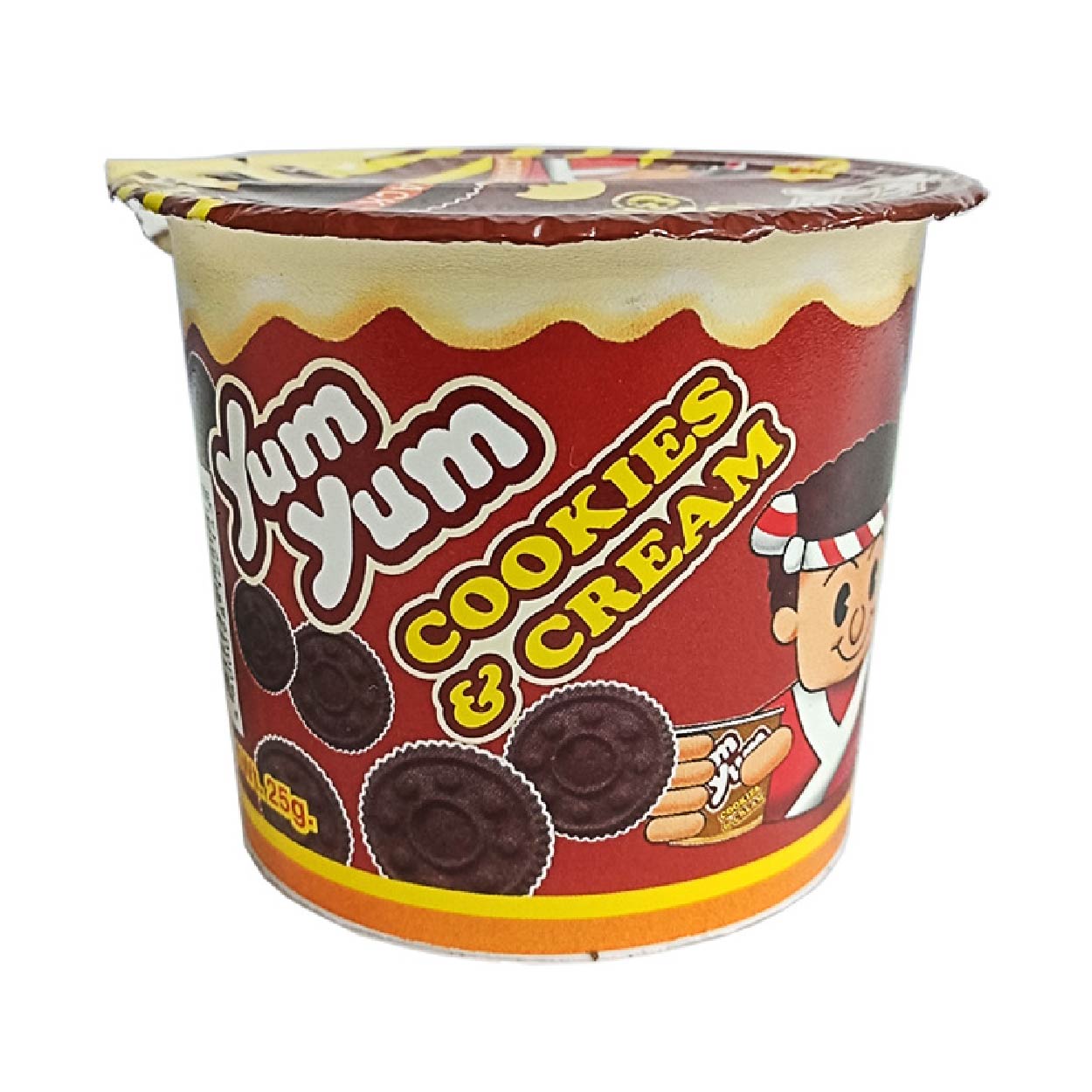 Island Biscuit Yum Yum Cookies & Cream Biscuits Snack 25g