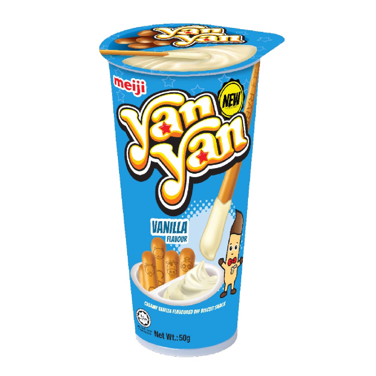 Meiji Yan Yan Vanilla Biscuits 50g