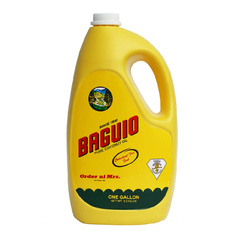 Baguio Pure Coconut Oil Plastic 1 Gallon