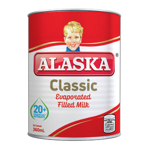 Alaska Classic Evaporated Filled Milk 360ml