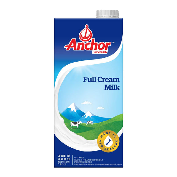 Anchor Full Cream Milk UHT 1L