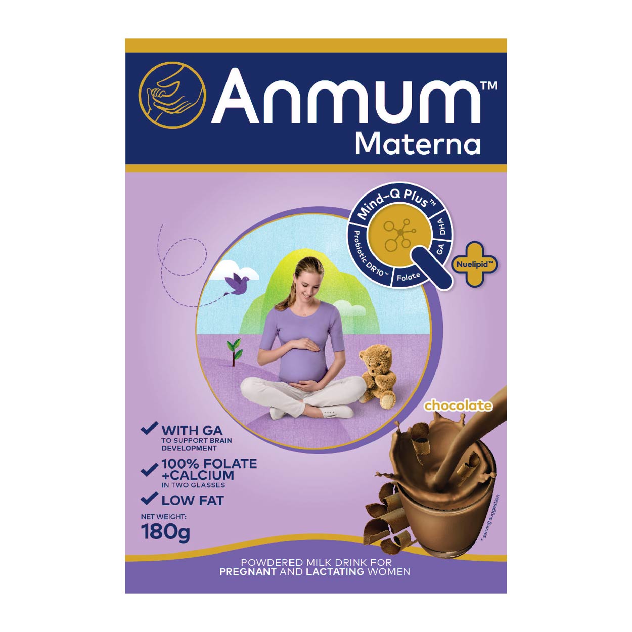 Anmum Materna Powdered Milk Drink Chocolate 180g