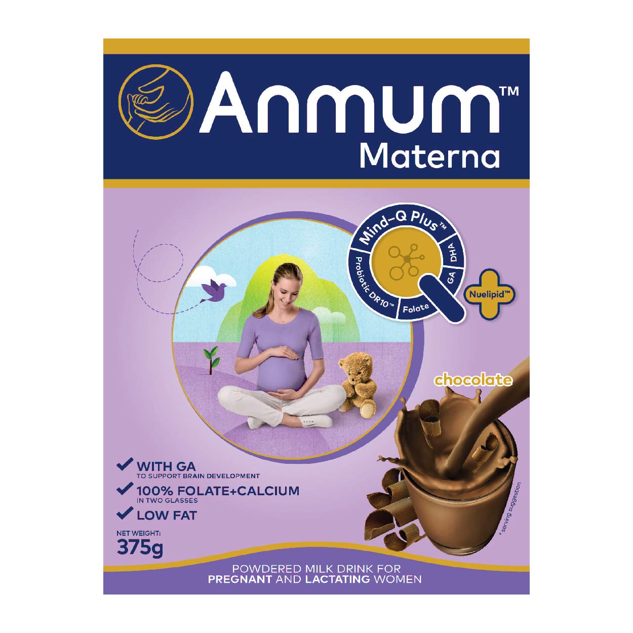 Anmum Materna Powdered Milk Drink Chocolate 375g