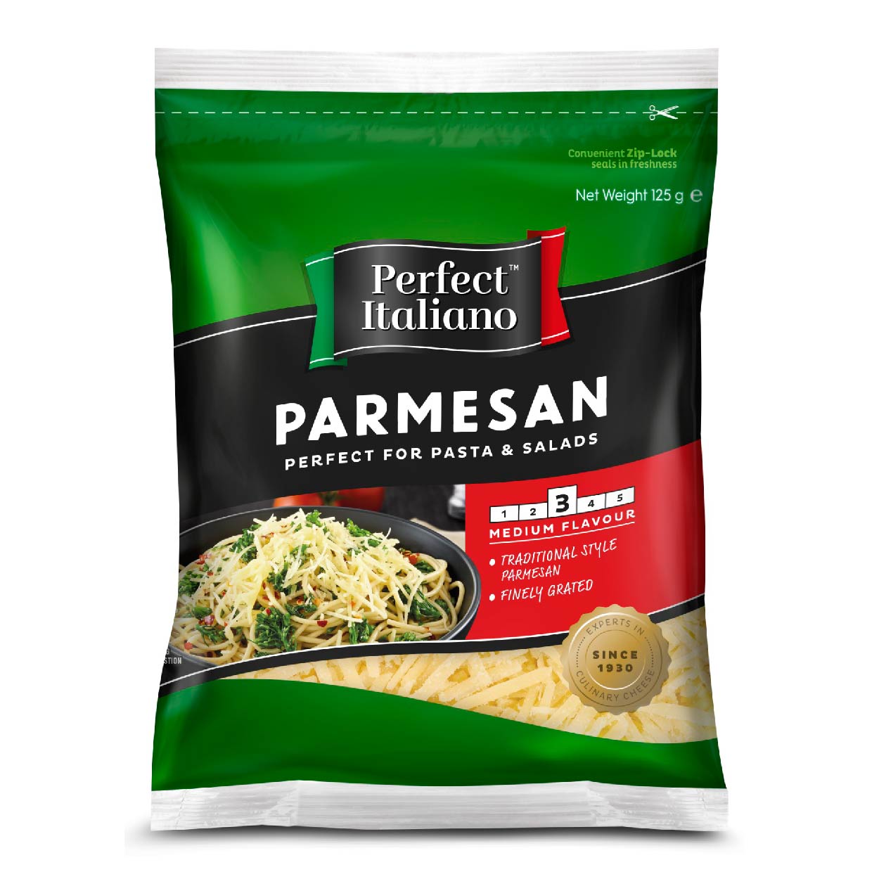 Perfect Italiano Grated Parmesan Cheese 125g