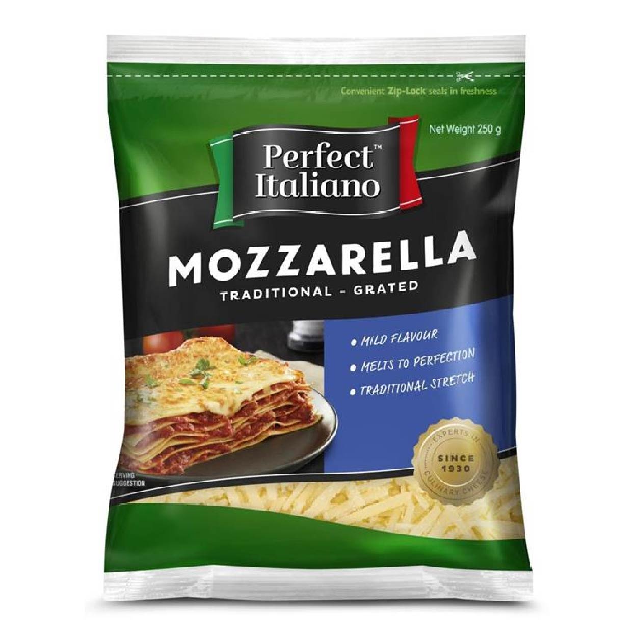 Perfect Italiano Grated Mozzarella Cheese 250g – Ever Supermarket