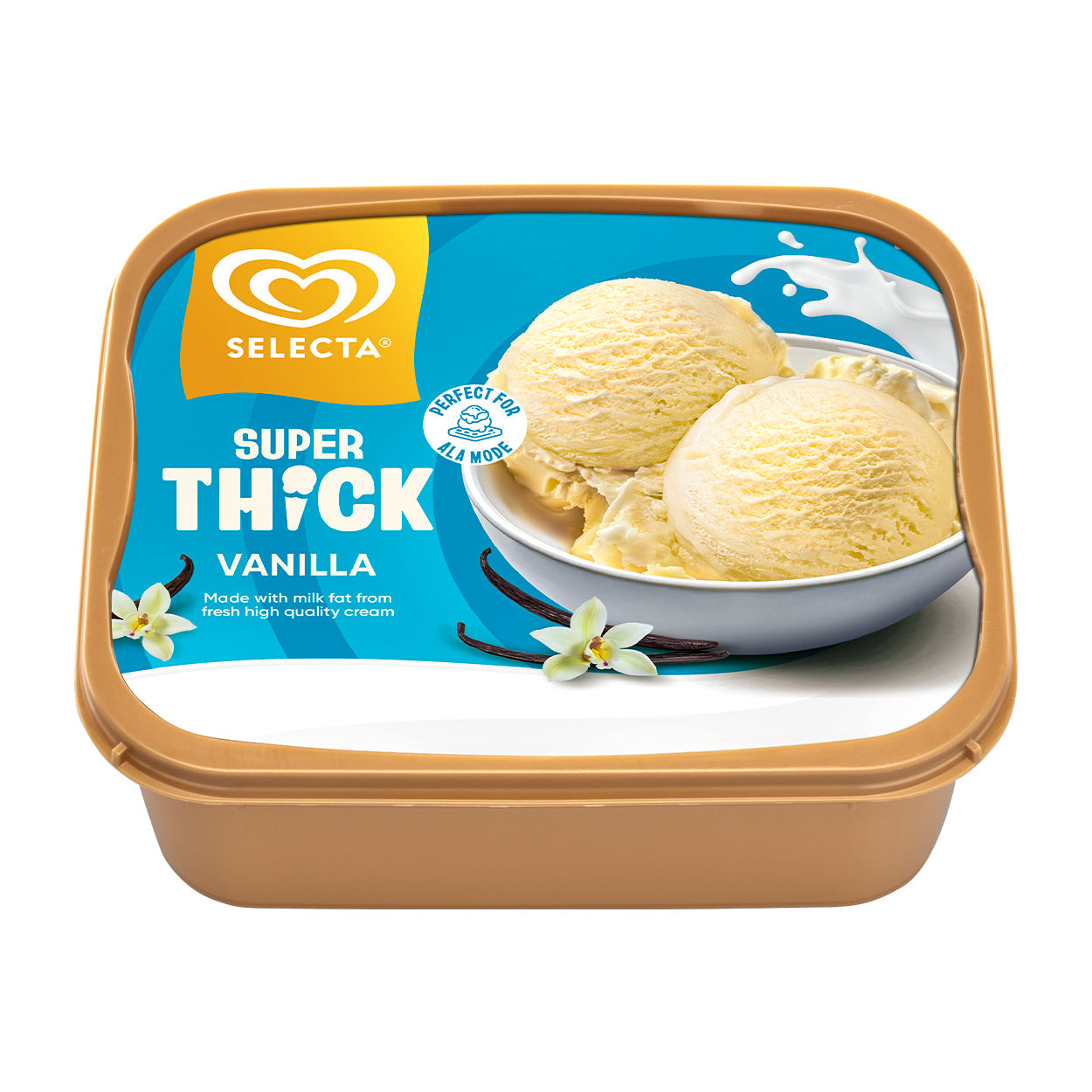 Selecta Super Thick Vanilla Ice Cream 1.25L