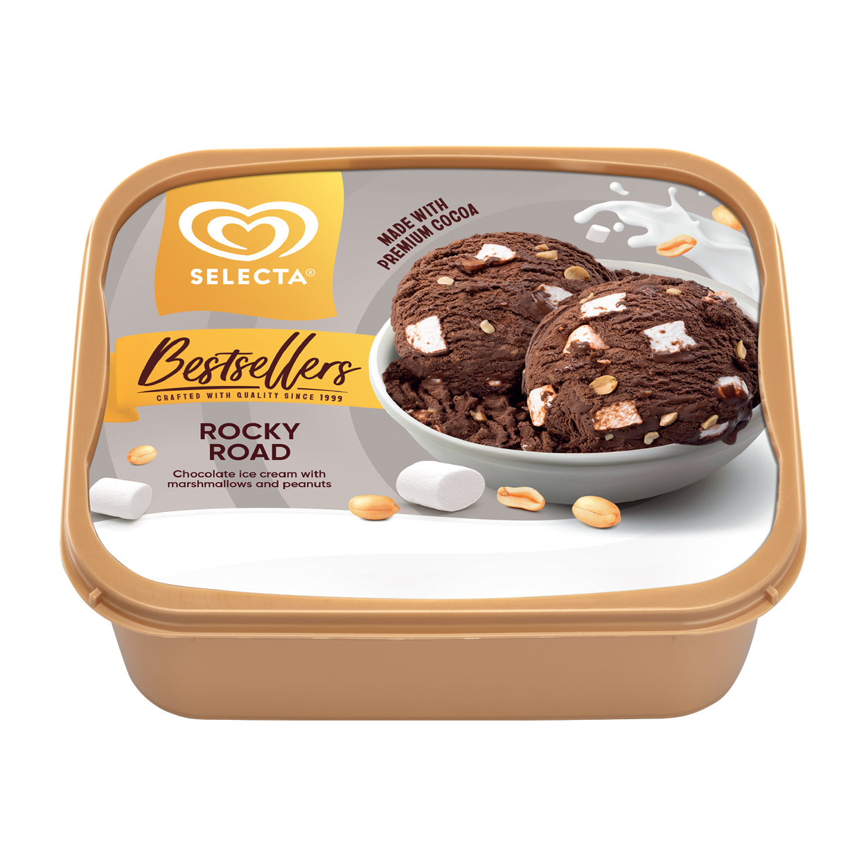 Selecta Rocky Road Ice Cream 1.25L