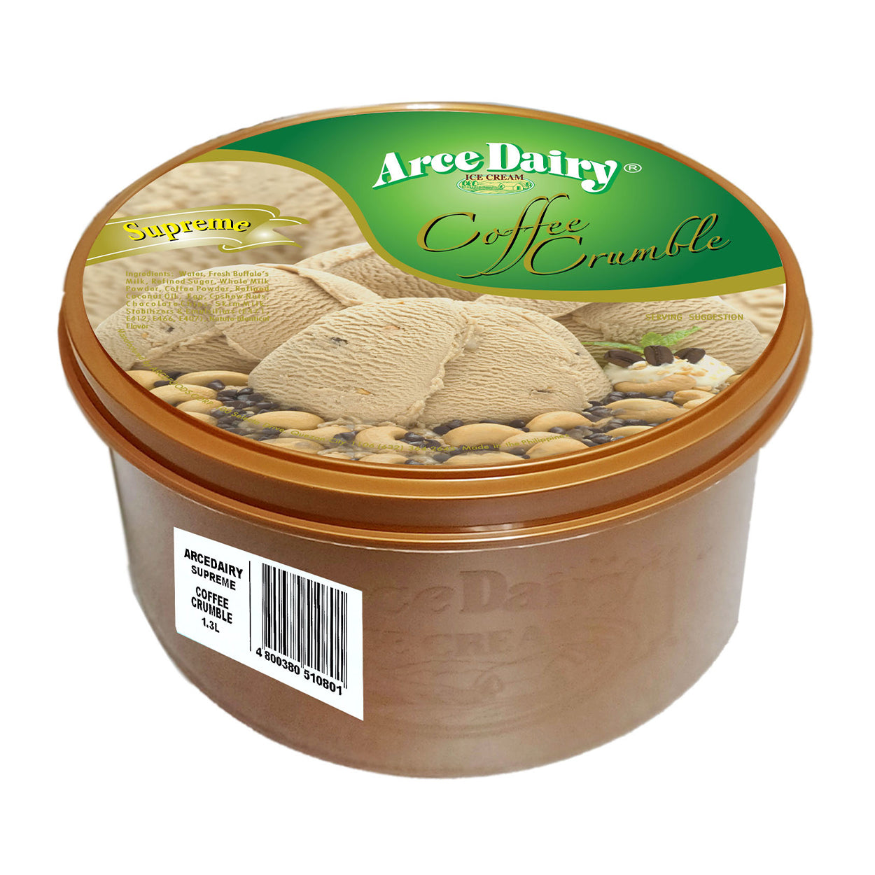 Arce Dairy Supreme Coffee Crumble 1.3L