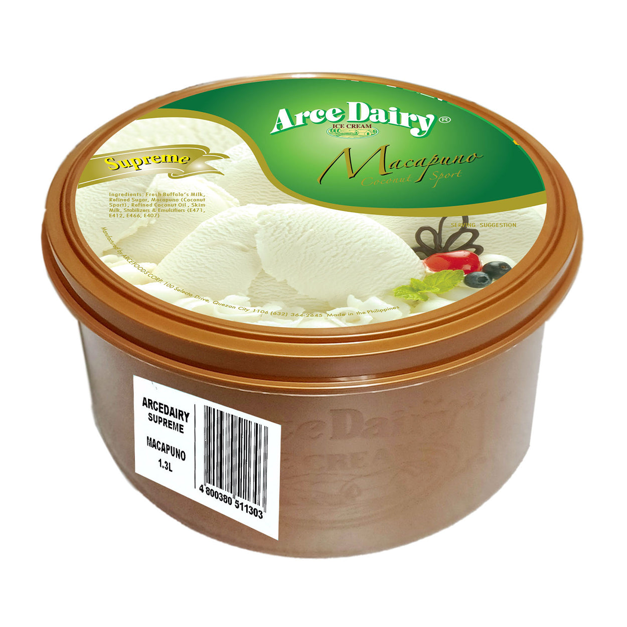 Arce Dairy Supreme Macapuno 1.3L