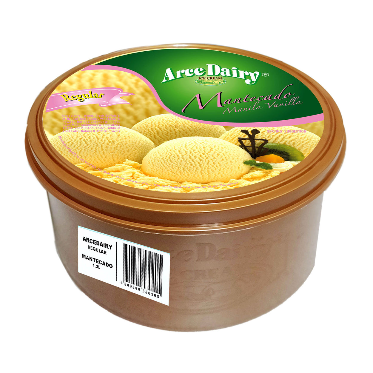 Arce Dairy Regular Mantecado 1.3L