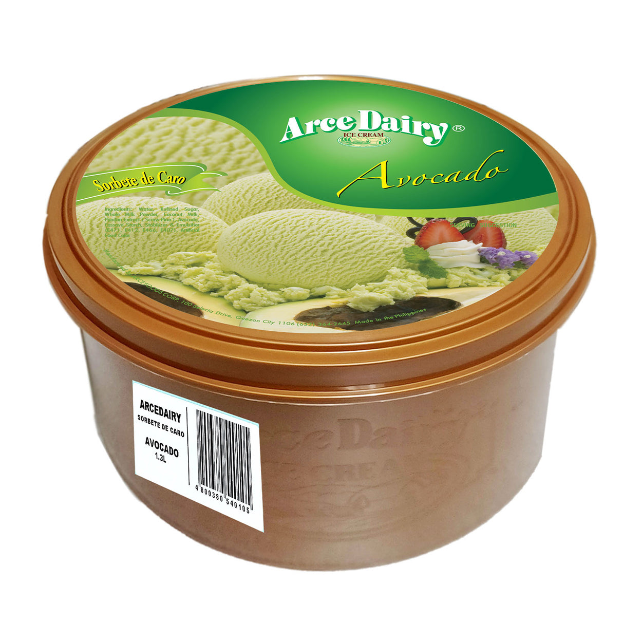 Arce Dairy Sorbete de Caro Avocado 1.3L