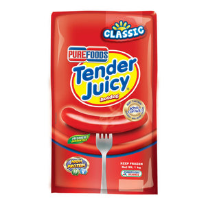 Purefoods Tender Juicy Hotdog Classic 1kg