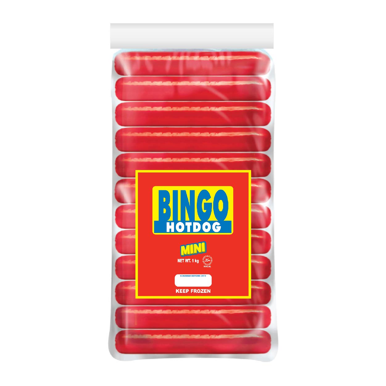 Holiday Bingo Hotdog Mini 1kg