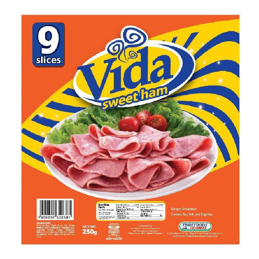 Vida Sweet Ham Sliced 250g