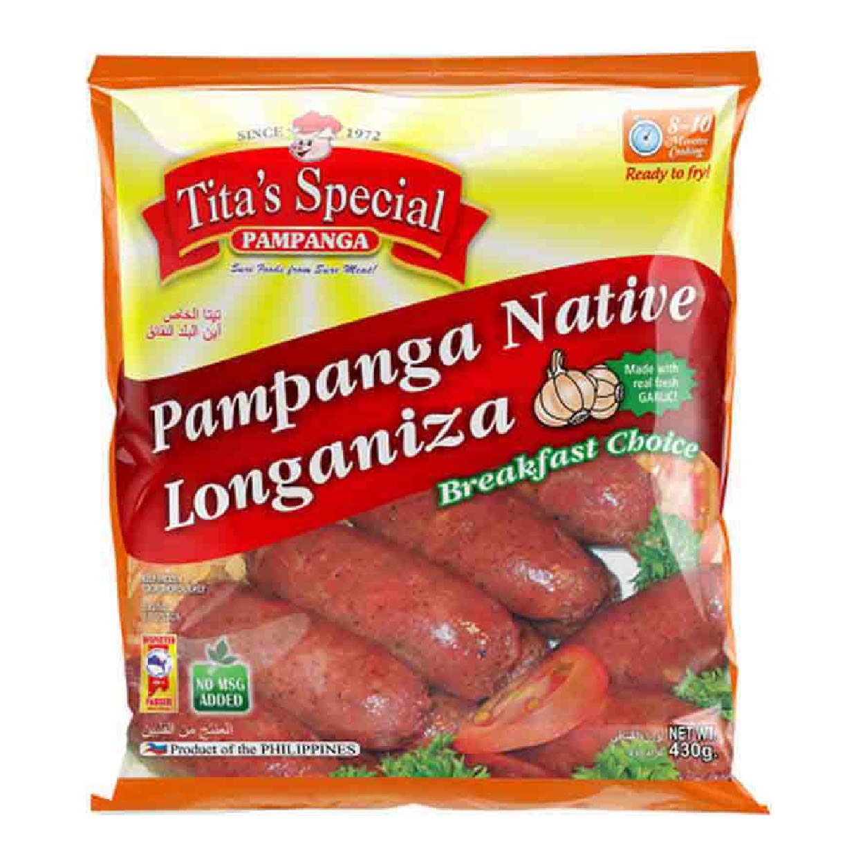 Tita's Special Pampanga Native Longanisa 430g