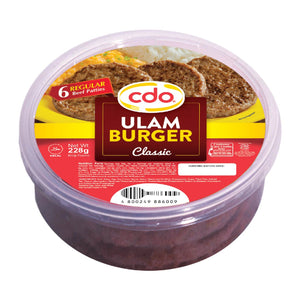 CDO Ulam Burger Classic Hamburger Patties 228g