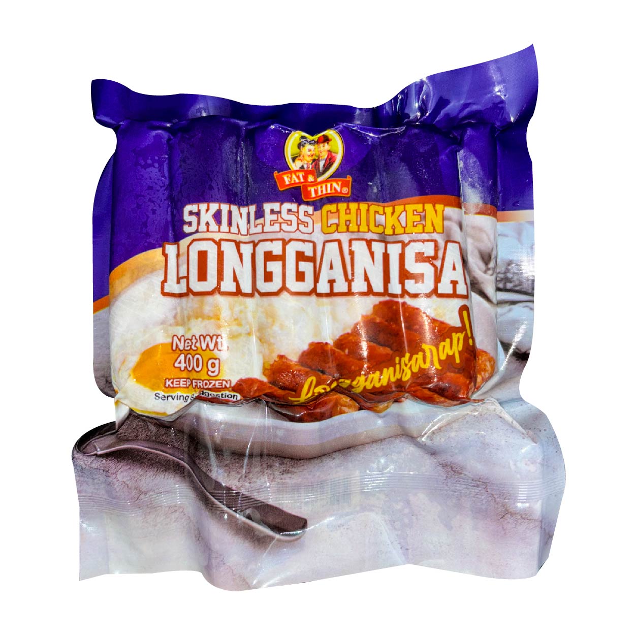 Fat & Thin Skinless Chicken Longganisa 400g