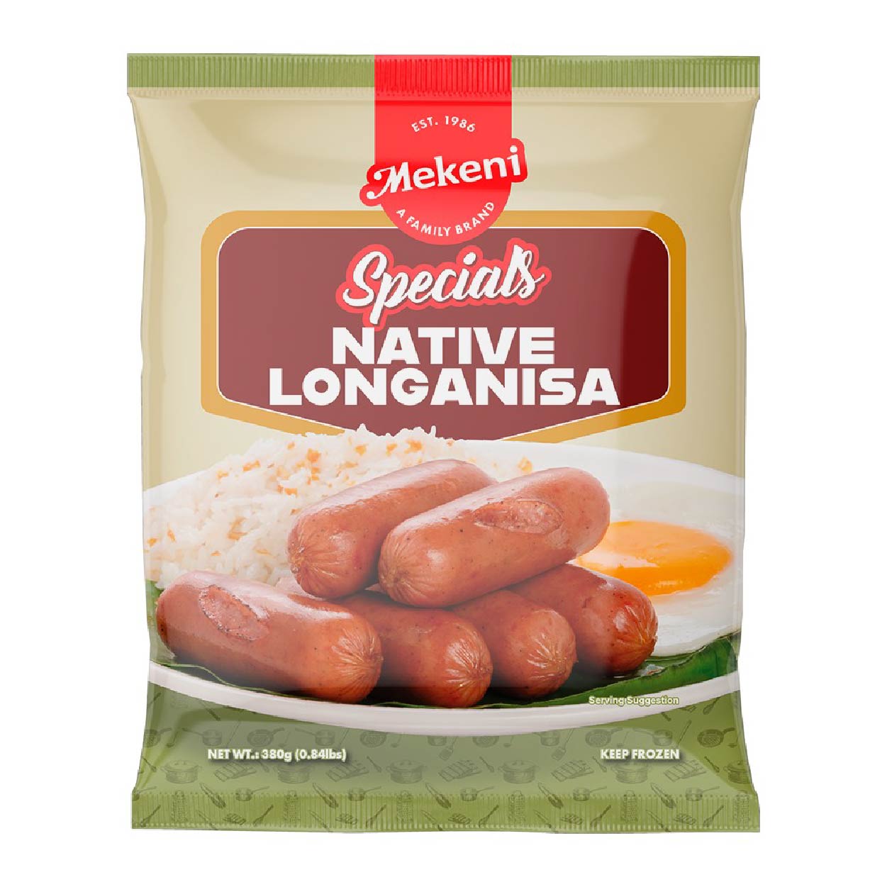 Mekeni Specials Native Pork Longanisa 380g