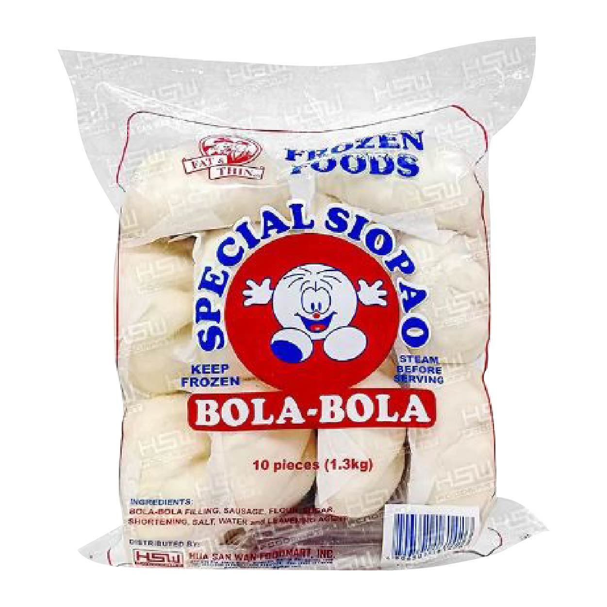 Fat & Thin Special Siopao Bola Bola 10s 1.3kg
