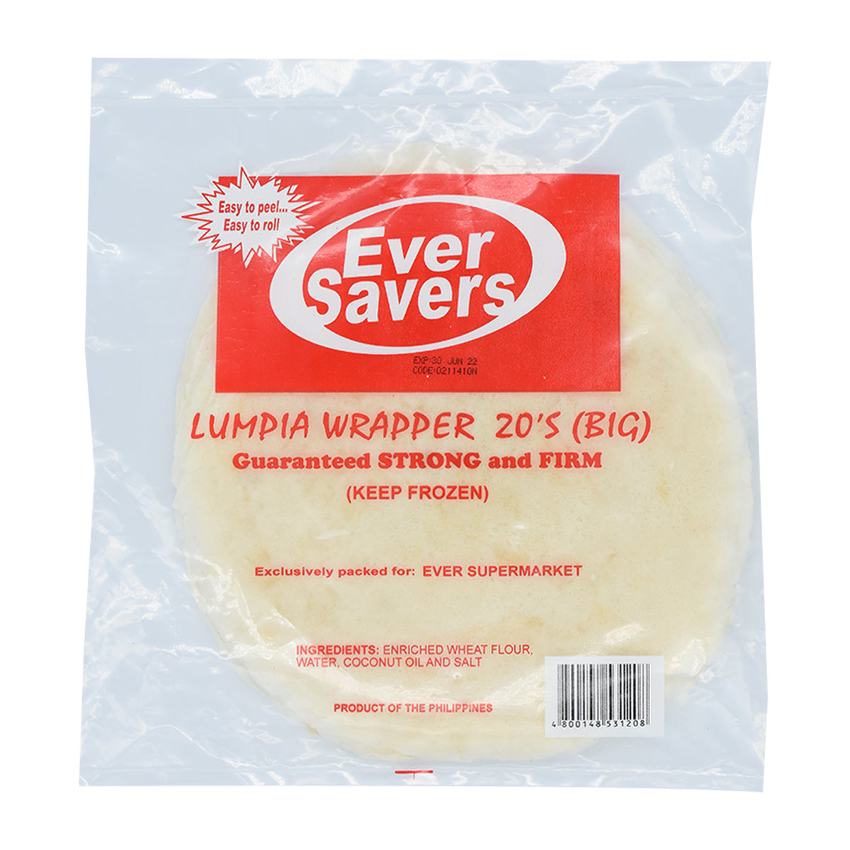 Ever Savers Lumpia Wrapper Big 20s