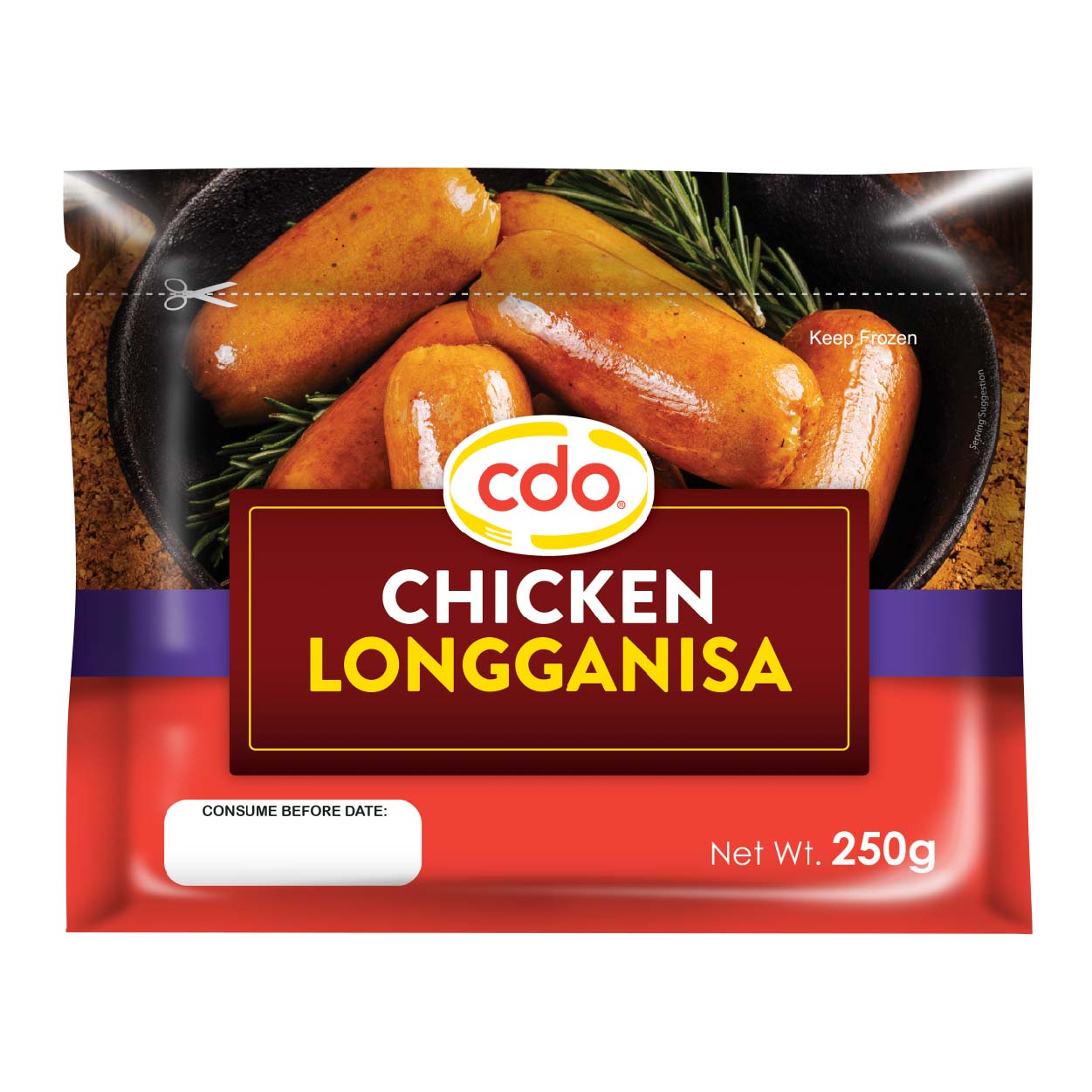 CDO Chicken Longganisa 250g