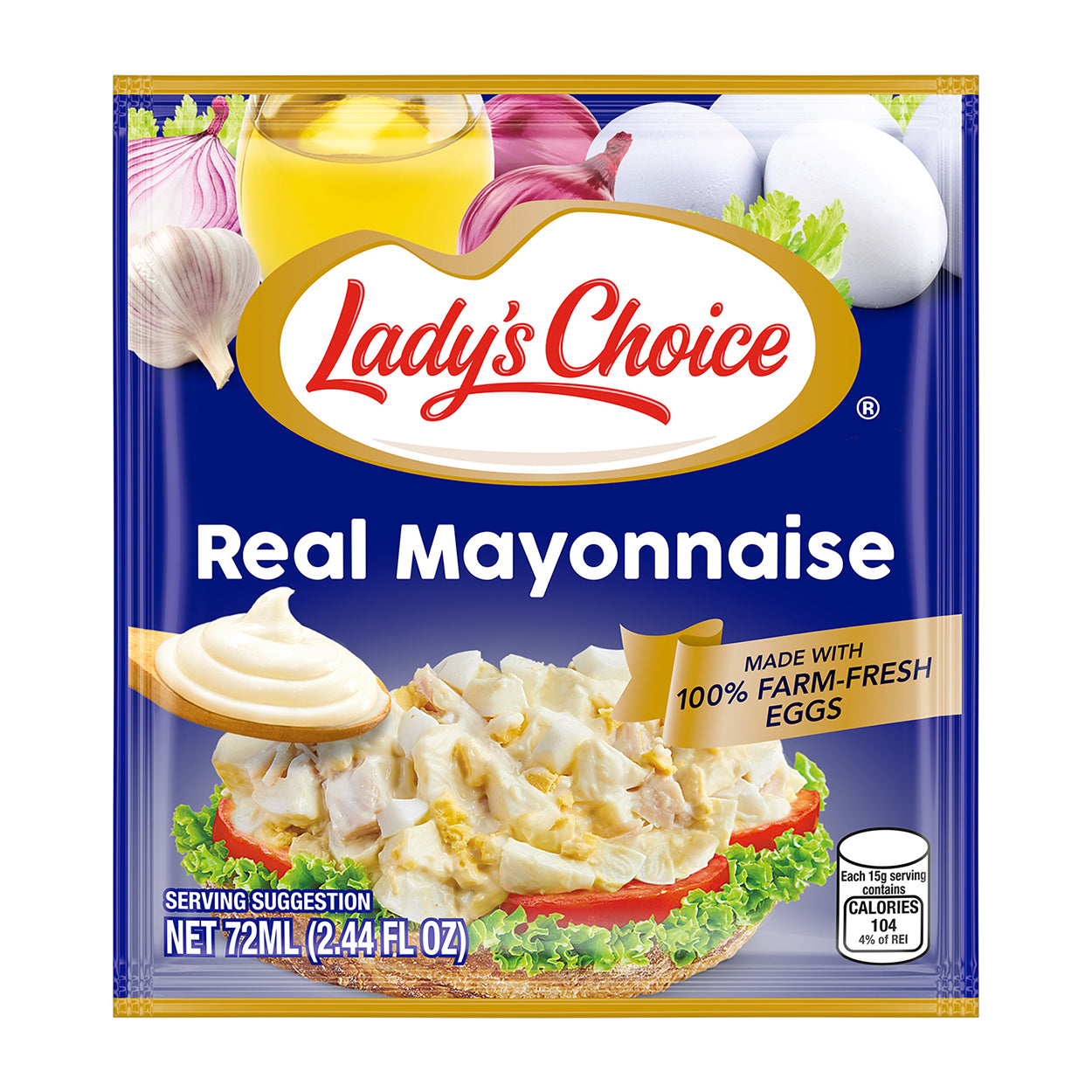 Lady's Choice Mayonnaise Sachet 72ml
