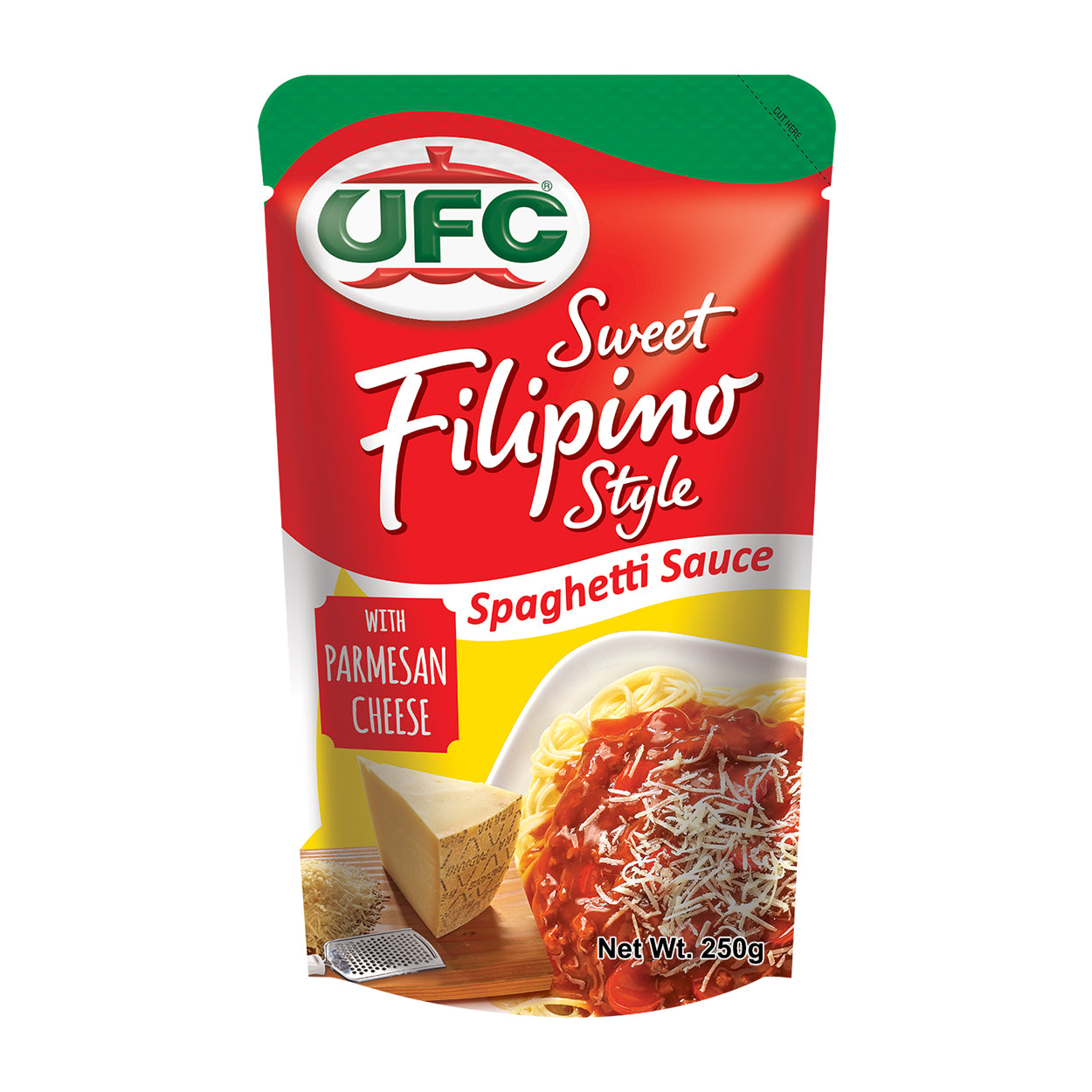 UFC Sweet Filipino Style Spaghetti Sauce with Parmesan Cheese250g